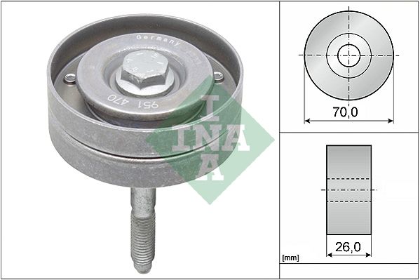 WILMINK GROUP kreipiantysis skriemulys, V formos rumbuotas dirža WG1253094